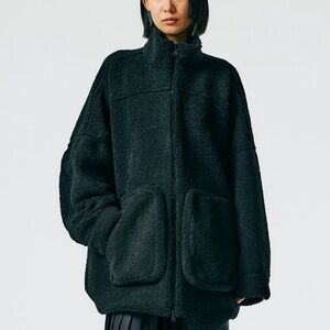 Tibi Black Teddy Jacket